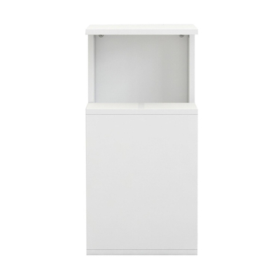 Tavolinë anësore Dawn melamine e bardhë 35×29.5×60 cm (HM8880.11), bardhë