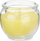 Kandil aromatik Bigbuy Home Citronella, 7.5 x 6.5 x 7.5 cm, i verdhë