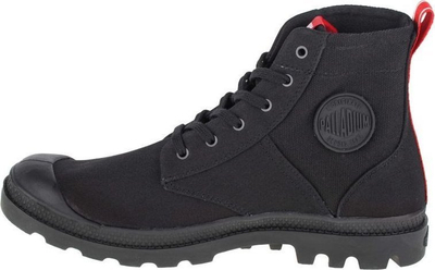 Çizme Palladium Pampa Hi Army 78583, për n’qytet, me shollë gome, të zeza