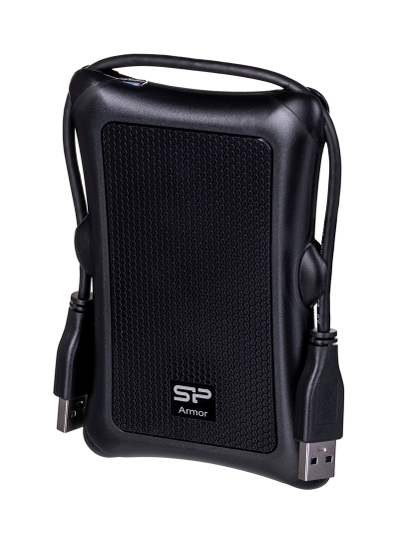 Hard disk i jashtëm Silicon Power Armor A30, 1TB, USB 3.2, i zi