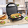 Toaster 3 në 1 LTC OK1, 750W, grill dhe sandwich maker, i zi