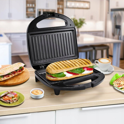 Toaster 3 në 1 LTC OK1, 750W, grill dhe sandwich maker, i zi