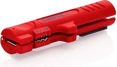 Vegël zhveshëse për kabllo Knipex 1664125SB, për kabllo të sheshta dhe të rrumbullakëta, plastike