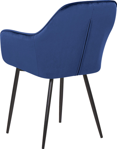 Set karrigesh për ngrënie WELLSTON Velvet, 2 copë, metal, blu e errët