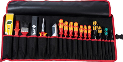 Rast rrotullues për vegla PARAT BASIC, 740x330mm, 20 ndarje, i zi