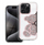 Futrollë telefoni OEM TEDDY BEAR për iPhone 17, PU TPU, rozë