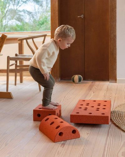 Set ndërtimi për fëmijë MODU Explorer, modular, ngjyrë portokalli dhe e gjelbërt