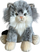 Lodër pelushi Manul Cat, 28 cm, gri