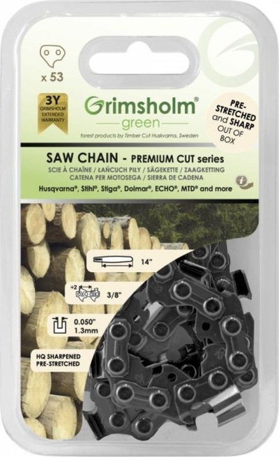 Zinxhir sharrë Grimsholm Saw Chain, 35cm 14", 3/8", 1.3mm