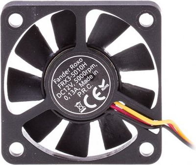 Вентилатор куќиште Фандер Роксо 5010H FRX3-5010H, 50 мм, 12 V, црн