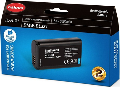 Bateri për aparat fotografik Hahnel HL-PLJ31, për Panasonic DMW-BLJ31, Lithium Ion