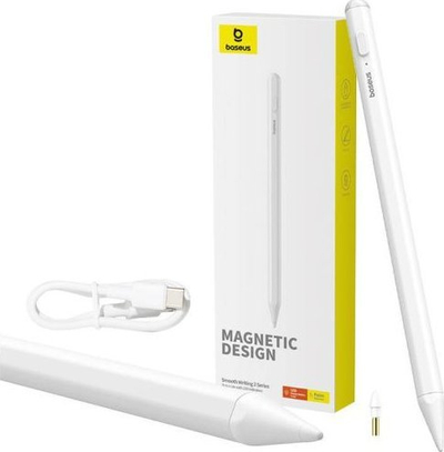 Stilus për iPad Baseus Touch Pen, palm rejection, magnet, tregues LED