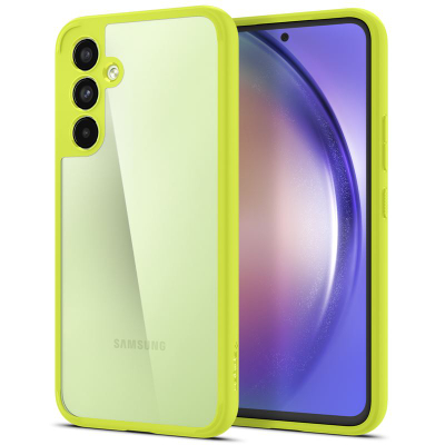 Mbrojtëse për celular Samsung Galaxy A54 5G Spigen Ultra Hybrid, e gjelbër e lehtë