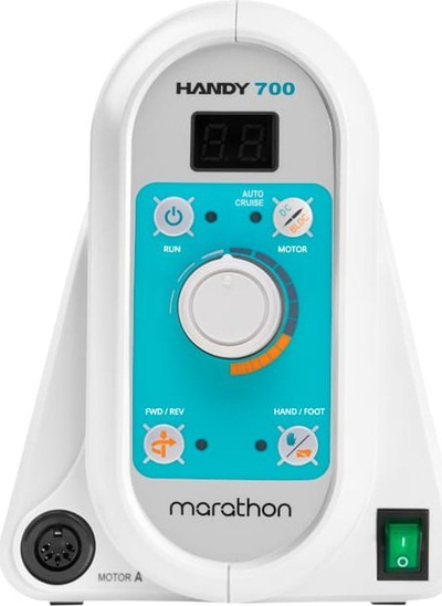 Frezë profesionale për thonj Saeyang Marathon Handy 700, 2 në 1, gri