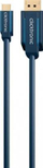 Kabllo Clicktronic USB C në DisplayPort, 1m, blu