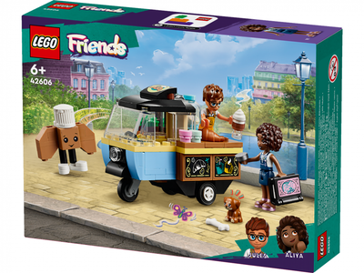Lodër ndërtimi LEGO Friends Mobile Bakery 42606, set pastiçerie, për fëmijë