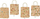 Qese dhuratash Gift Bag HB 4376 M, 32 x 26 x 12 cm, karton natyral, me figura festive