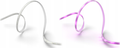 Shirit LED Philips Hue 929003817102, 20W, dritë shumëngjyrëshe, i bardhë