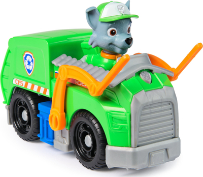 Lodër Paw Patrol Rocky Recycle Truck, automjet me figurë, jeshile