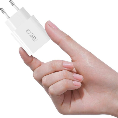 Karikues rrjeti Tech-protect NC20W, 1 port USB-C, PD 20W, i bardhë