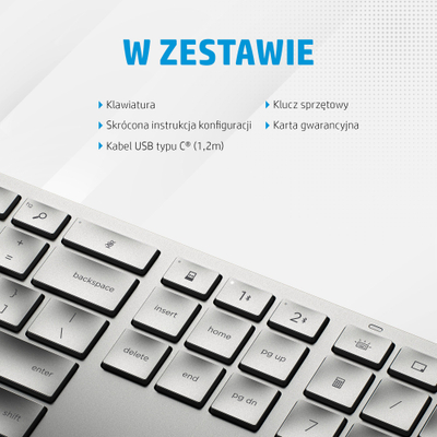 Tastierë pa tela HP 970 Programmable, wireless, me ndriçim, e zezë