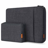 Futrollë laptopi Inateck 360° Protection, 12.3-13", me xhep aksesorësh, gri e errët