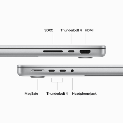 Apple MacBook Pro 14", M3 Pro 11-Core, 18GB, 512GB, 14-Core GPU, Silver