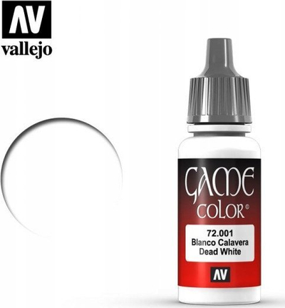 Bojë akrilike Vallejo Game Color 72001, 17ml, Skull White, e bardhë