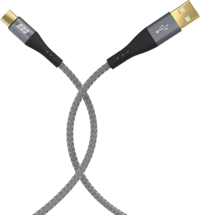 Kabllo USB EFB USB A në USB C, 0.5m, 60W 3A, gri