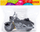 Motor lodër Polesie Racing Motorcycle Cross No.7, plastikë e fortë, për kalamaj 1+, zi dhe gri