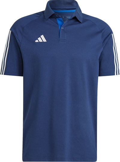 Bluzë polo sportive adidas Tiro 23 Competition për burra, poliester pambuk, blu navy