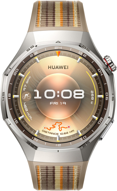 Ora e mençme Huawei Watch GT 6 Pro, 46mm, AMOLED, GPS, titan i zi