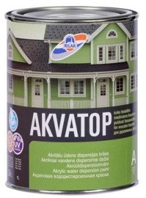 Bojë për fasada druri AKVATOP Base A, akrilike me bazë uji, 0.9L, e bardhë