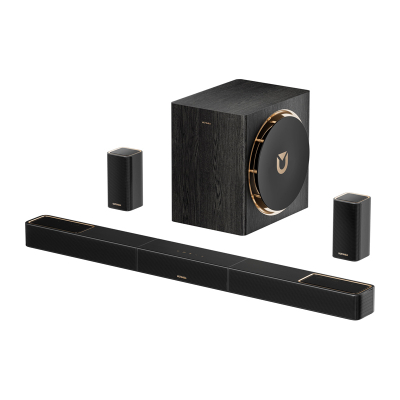 Soundbar Ultimea Skywave X50, me nën-boks, pa tela, i zi