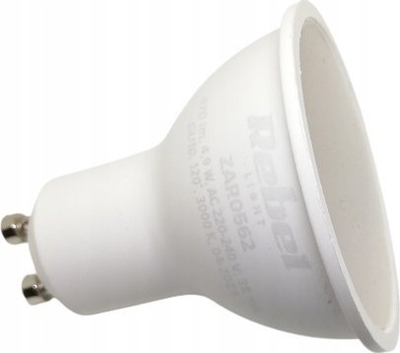Llambë LED GU10, 4.9W, 470lm 3000K, dritë e ngrohtë e bardhë