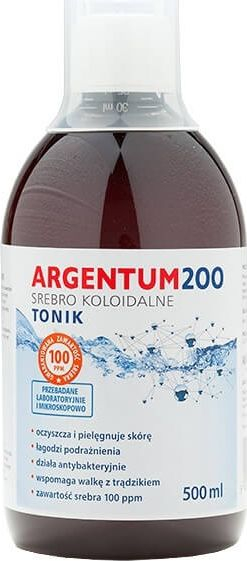 Toner fytyre Aura Herbals Argentum 200, argjend koloidal 100PPM, 500 ml