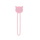 Mbajtëse kabllosh Hurtel Silicone Cable Winder, silikoni, 0.10m, rozë