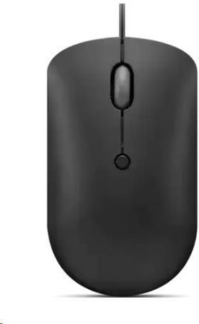 Maus Lenovo Compact 400, me kabllo, optik, i zi