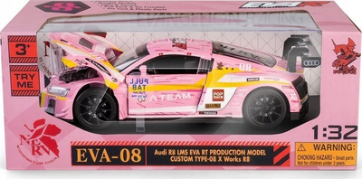 Makina lodër Daff RMZ Hobby Audi R8 LMS EVA RT Type 08, shkallë 1:32