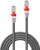 Мрежен кабел Линди Cat.6A, 3m, S FTP LSZH, сив