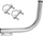 Mbajtëse ballkoni Balcony Handle Bottom Plate 300, çelik i galvanizuar, krah 300 mm, gri metalike