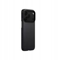 Mbulesë telefoni PITAKA Ultra Slim, për iPhone 17 Pro, aramid, e zezë gri
