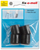 Kapak tubi Fix-o-moll, Ø25mm, set 4 copë, i zi