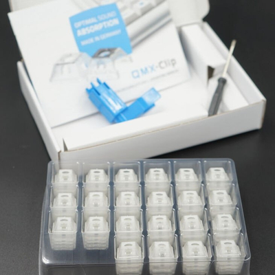 Set klipa zbutës zhurme GMK QMX Clip, 110 copë, montim në PCB