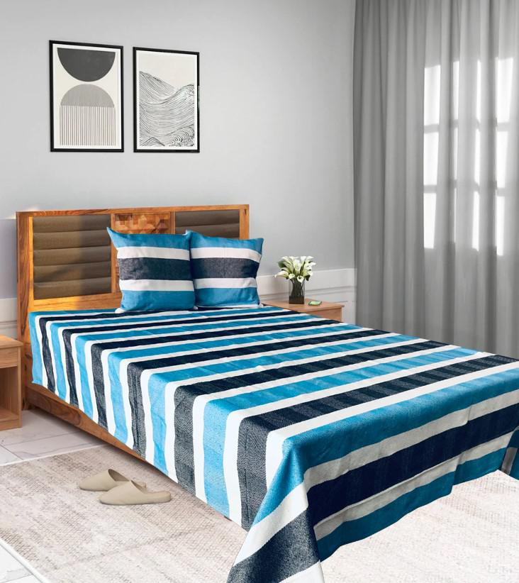 Set mbulesë krevati Heinner ZIA SKY, 200x220cm, dopio, blu