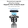 Mbajtëse magnetike për makinë Forcell F-grip MagElite, për grilë ajri, rrotullim 360°, e zezë