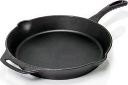 Tigan zjarri Petromax Fire Skillet, gize, i paratrajtuar, i zi