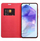 Këllëf libri Luna Book Carbon për Samsung Galaxy A26 5G, efekt karbon, i kuq