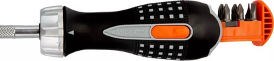 Kaçavidë ratchet Bahco 808050, me 6 bit, 1/4"