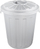 Канта за отпадоци OKT Maxi Bin, 23L, капак со бајонетно затворање, сребрена